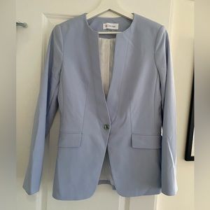 Calvin Klein Blazer Baby Blue Size 10